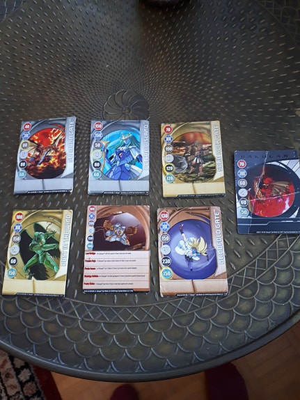 Bakugan kortit 7 kpl