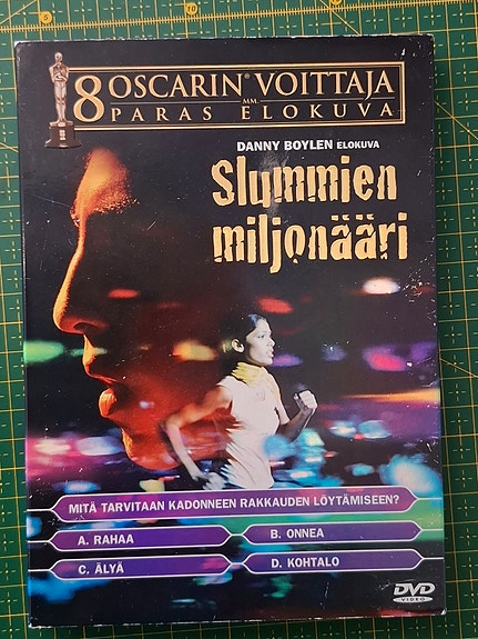 Slummien miljonääri DVD-elokuva