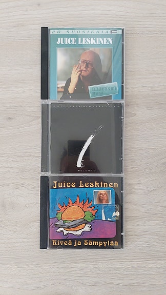 Juice Leskisen cd-levyjä 3 kpl