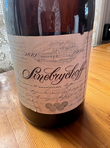 Sinebrychoff 50 cl olutpullo keräilijälle