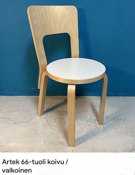 Ostetaan mahd. virheetön Artek 66 koivu/ valkoinen laminaatti