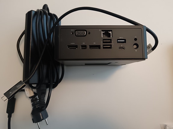 Dell Business Thunderbolt 3 Dock TB16 180W AC Adapter -telakka