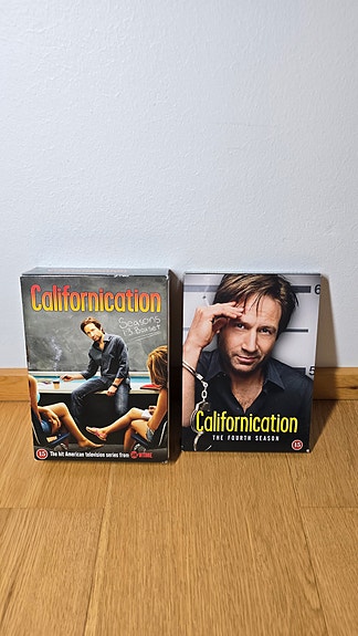 Californication kausi 1-4 dvd