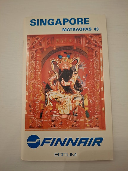 Finnair matkaopas  Singapore &  Pariisi v. 1985/1987
