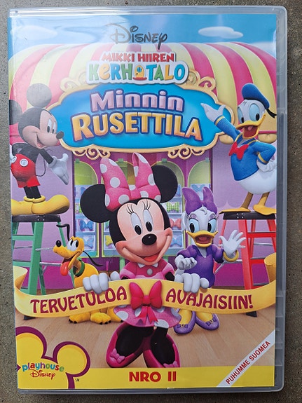Mikki hiiren kerhotalo nro 11 minnin rusettila dvd