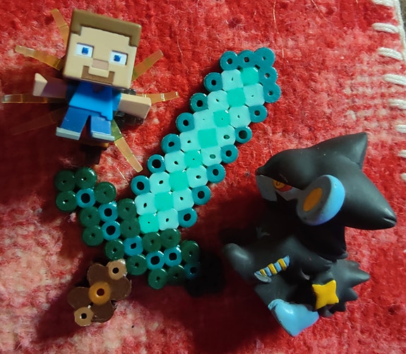 Pokemon ja Minecraft -hahmot
