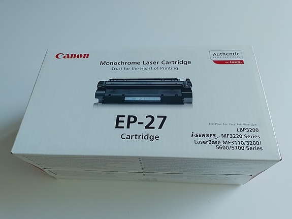 Cannon EP-27 mustekasetti