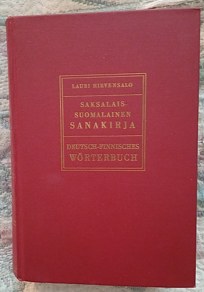 Lauri Hirvensalo Saksa-suomi sanakirja 1963
