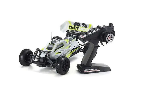 Kyosho Dirt Hog 1/10 RC-autot, 2 kpl, keltainen ja punainen