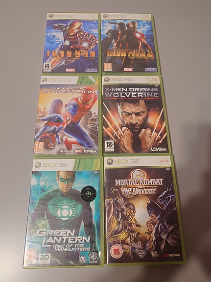 Marvel ja dc pelit xbox 360