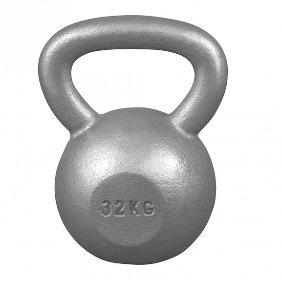 Valurautaiset Kahvakuulat ,Harmaa 15 eri väriä - 32 kg