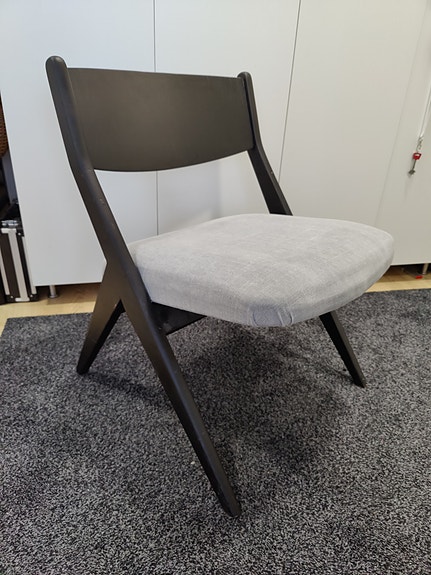 Kunnostettu Bambino nojatuoli
