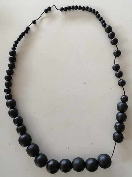 Aarikka puuhelmet 80 cm
