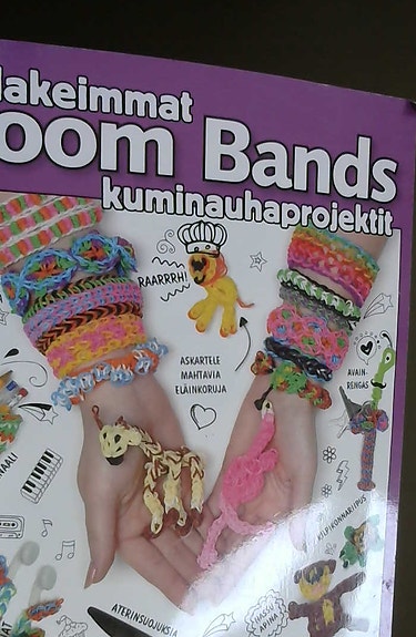 Makeimmat Loom Bands kuminauhaprojektit (nidottu)