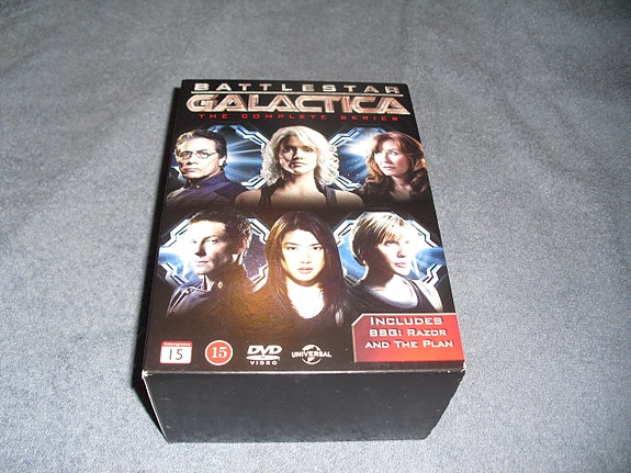 Battlestar Galactica, koko sarja, dvd