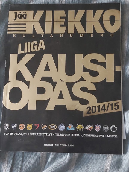 Jääkiekkolehti kultanumero 2014-15 kausiopas