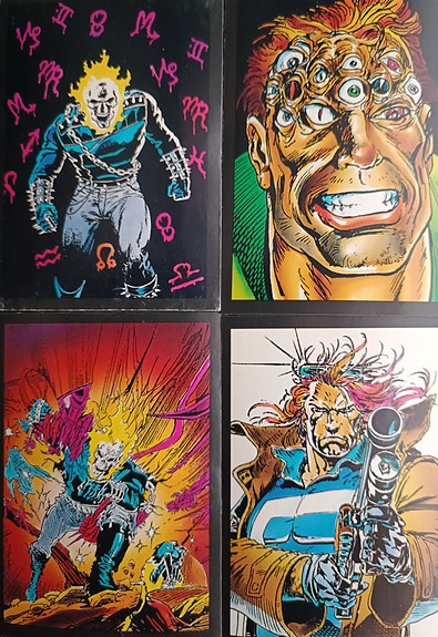 Keräilykortit US 01 - Marvel 04 Ghost Rider