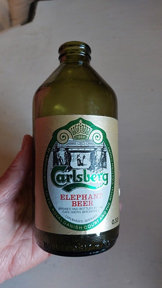 Vanha Carlsberg olutpullo