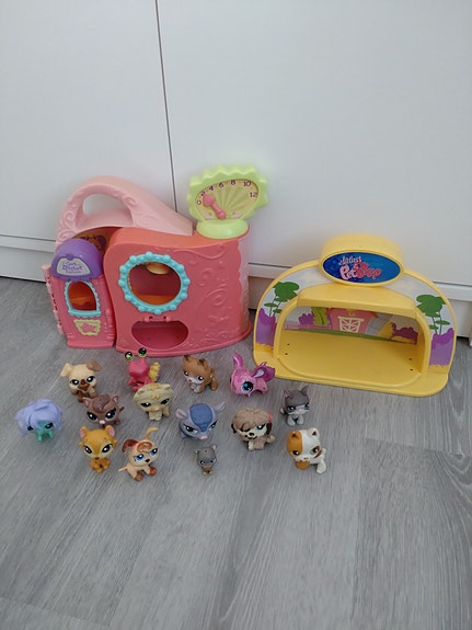 Pet shop hahmot ja talot