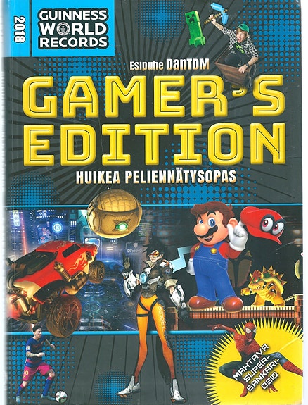 Gamer´s Edition. Huikea peliennätysopas. Guinness World Records 2018.