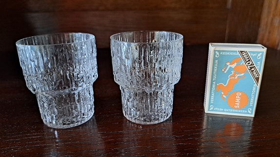 Snapsilasi Paadar Iittala Tapio Wirkkala 2 kpl