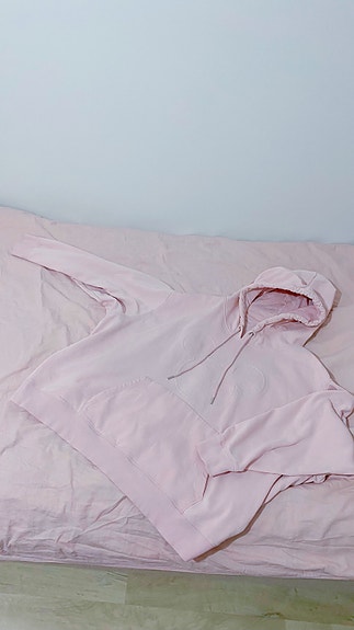 Pinkki huppari