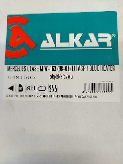 MB W163 (98-01 Sivupeilinlasi vasen
