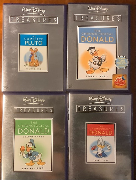 Walt Disney:” Treasures” 4 kpl