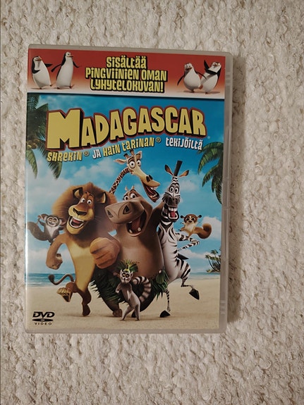 DreamWorks Madagascar DVD Elokuva Suomi Tekstitys