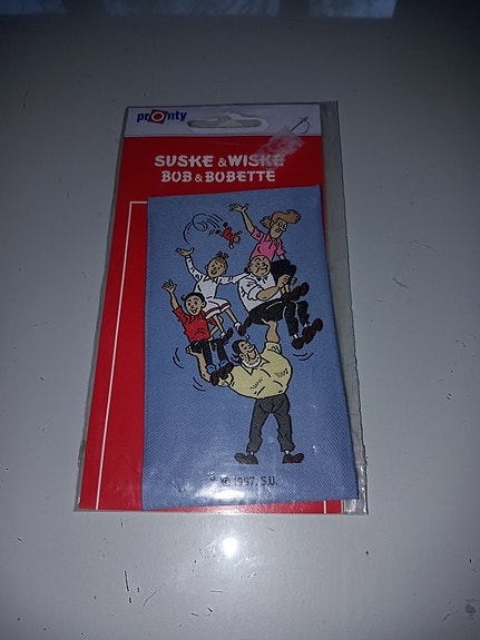 Anu ja Antti - kangasmerkki