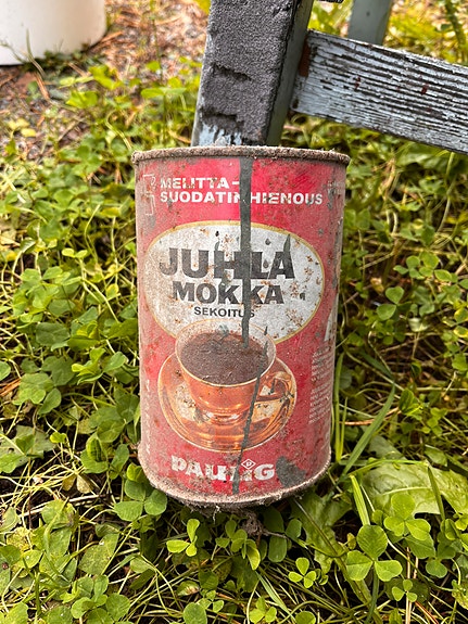 Juhla-Mokka kahvipurkki