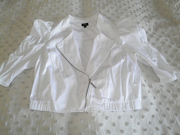 Lindex valkoinen ihana bolero jakku L