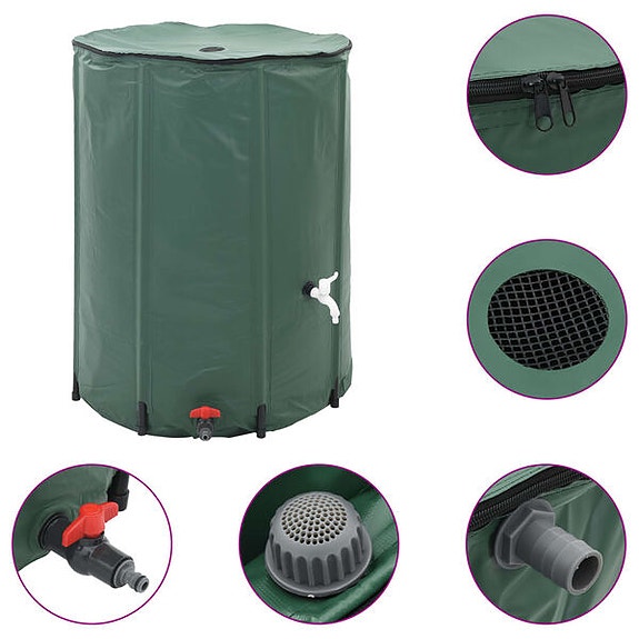 Kokoonmenevä Sadevesitankki 500 L(sku41222