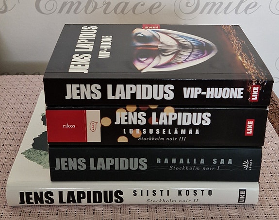 Jens Lapidus -kirjoja