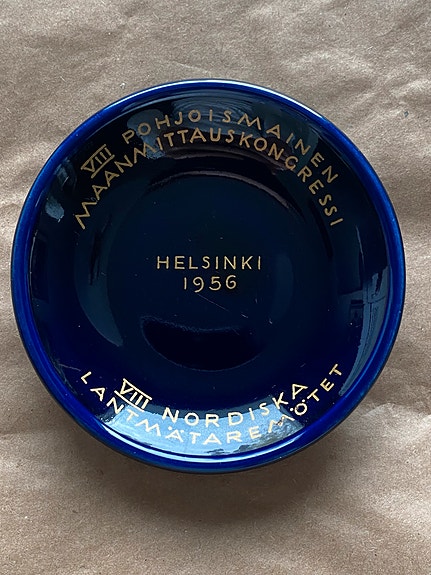 Arabia Muistolautanen 8. Pohjoismainen Maanmittauskongressi Helsinki 1956
