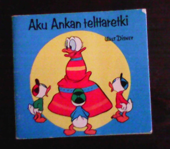 Aku Ankan telttaretki Disney Minni-kirjat v.1972
