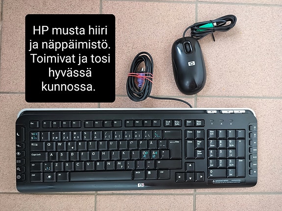 HP hiiri ja näppäimistö