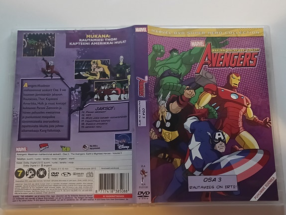 Marvel Avengers - maailman mahtavimmat sankarit DVD-levy