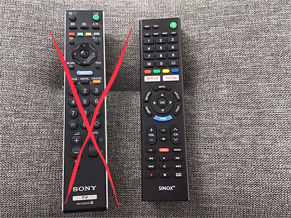 SONY TV Sopiva Kaukosäädin