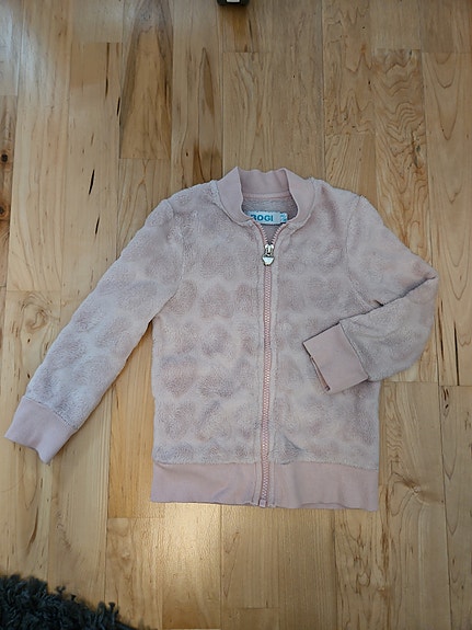 Sydänkuvioinen fleece 92/98 cm