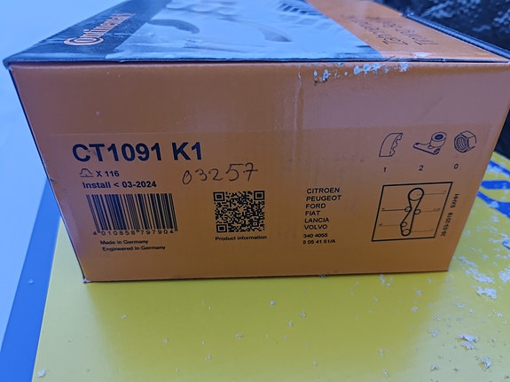 Jakohihna sarja 2,0 HDi 2,0TDCi Ford Volvo Peugeot Citroen Fiat