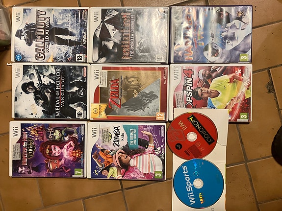 nintendo WII pelejä