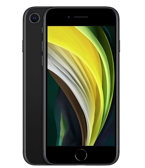 Apple iPhone SE 2020, 64GB, Musta, Uusi akku ReUsed (Käytetty)