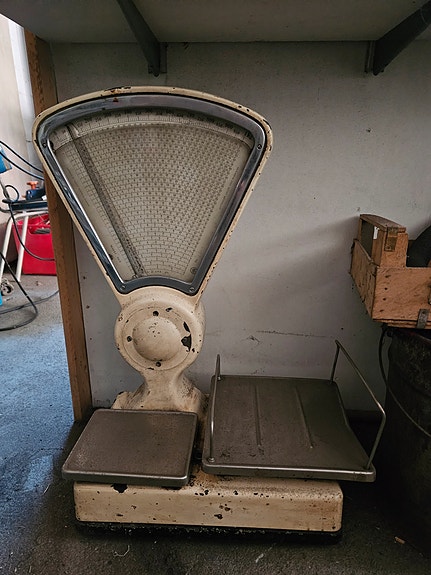 Kaupan vaaka, Peltiteos O/Y Helsinki, 20kg