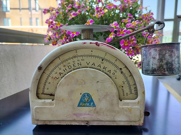 Lahden Vaaka Oy keittiövaaka Keva2