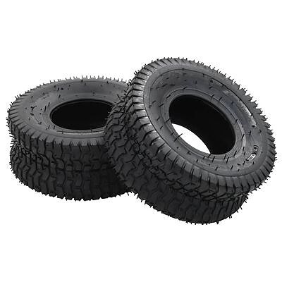 vidaXL Kottikärryn rengas- ja sisäkumisarja 15x6.00-6 4PR 4PR kumi(sku145274