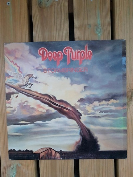 Deep Purple 1974 LP Stormbringer Gr.Britain Kunto : EX/EX Postikulut : 10e