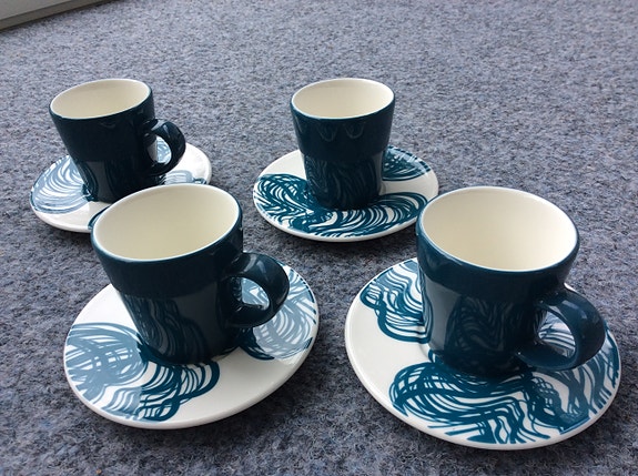 Iittala kuppi 4 kpl Graphics / Aika espressokuppeja H. Orvola