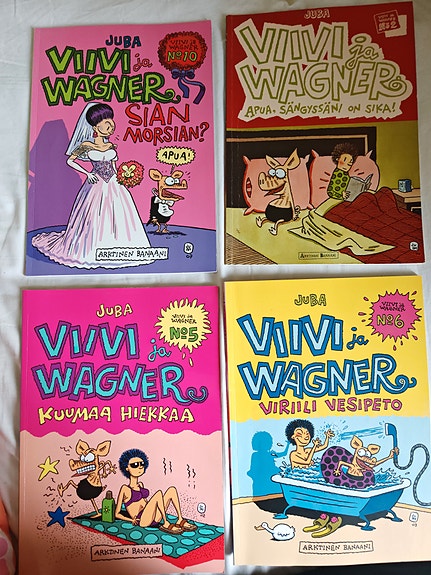 Viivi ja Wagner -sarjakuva-albumit