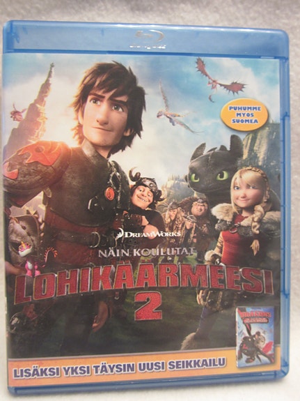 Näin koulutat lohikäärmeesi 2 blu-ray